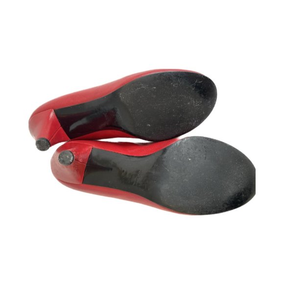 Marc by Marc Jacobs Red Heels with Bow - Picture 5 of 6